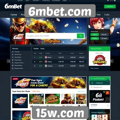Interface do usuário e experiência de navegação no 6mbet.com